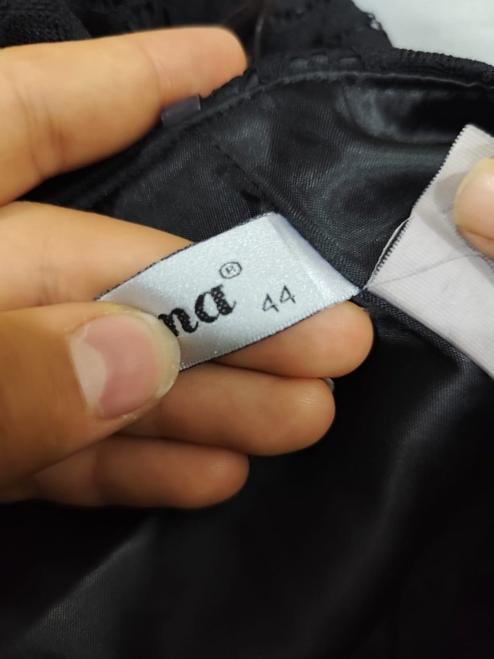 Siyah Straplez Uzun Gotik Abiye Elbise - Görsel 4