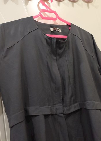 gri gündelik elbise. - Görsel 2