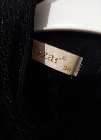 Abiye Siyah Tül Elbise - Görsel 5