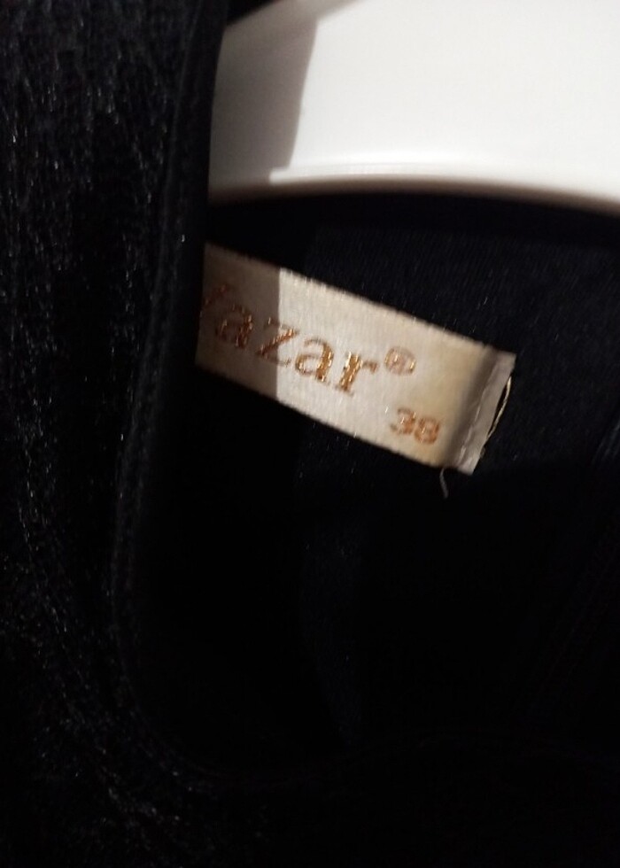 Abiye Siyah Tül Elbise - Görsel 5