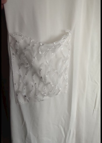 Uzun Kollu Nakışlı Kadın lohusa Sabahlık - Görsel 4