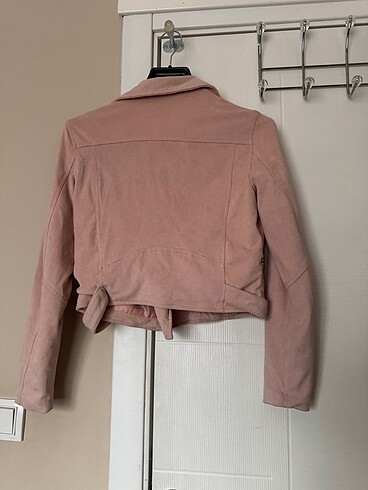 Bershka Pembe süet ceket