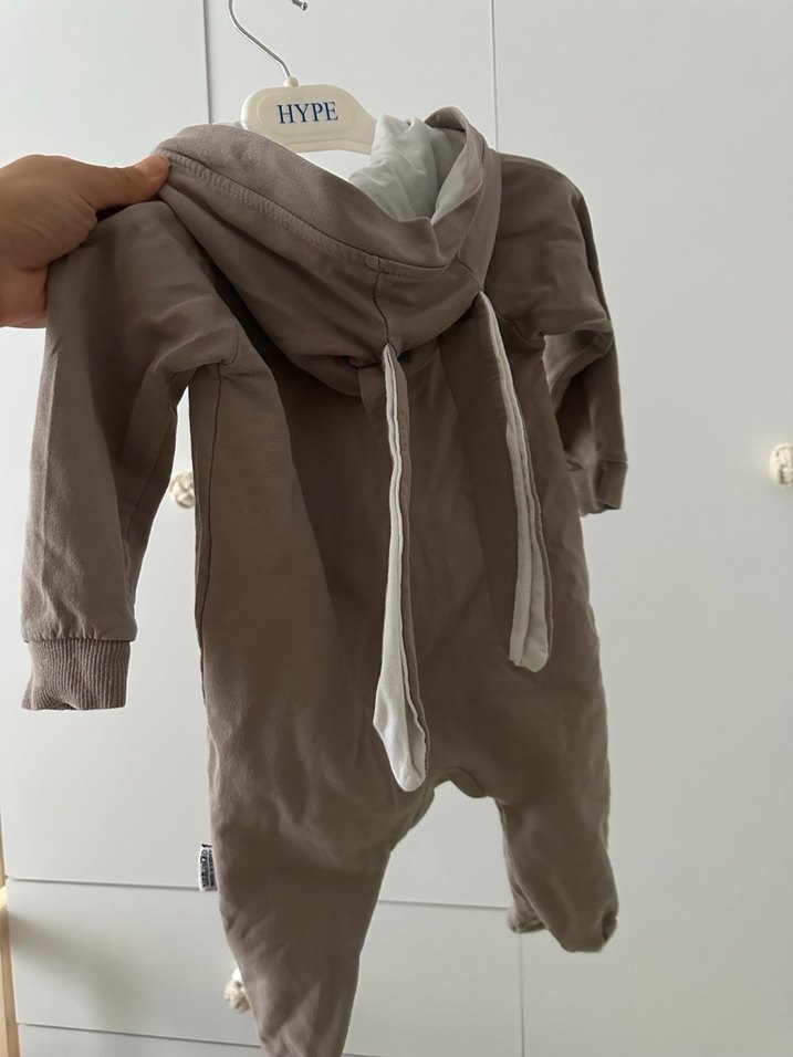 Kahverengi Fermuarlı Bebek Tulumu - Görsel 2