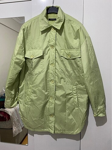 xs Beden yeşil Renk Yağmurluk mevsimlik ceket