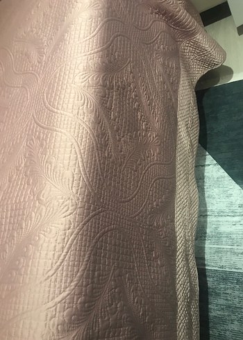 Nakışlı Gül kurusu 2çift var tek kişilk 2 tane var elimde - Görsel 3