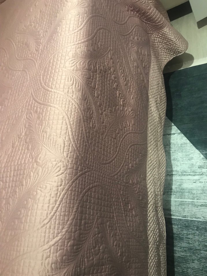 Nakışlı Gül kurusu 2çift var tek kişilk 2 tane var elimde - Görsel 3