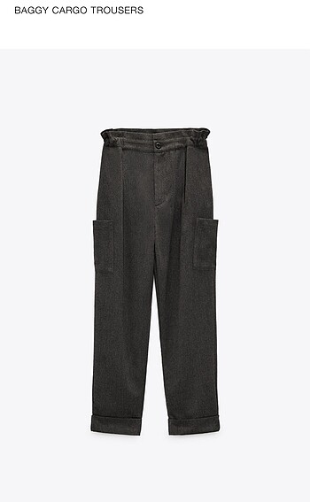 Zara baggy cargo trousers