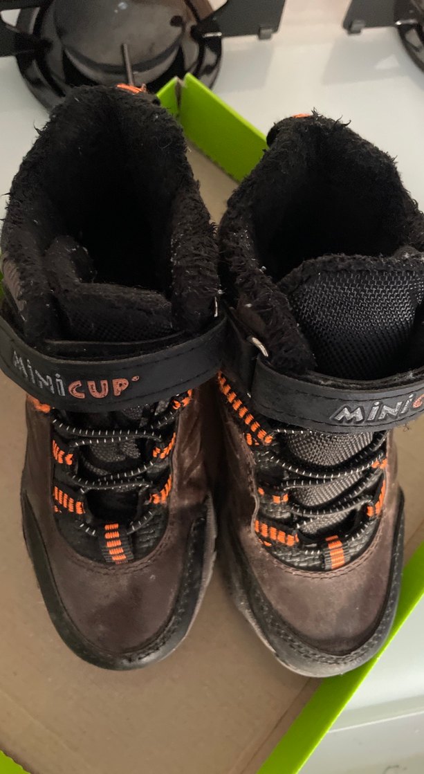 Kahverengi Erkek Çocuk Botları Velcro - Görsel 3