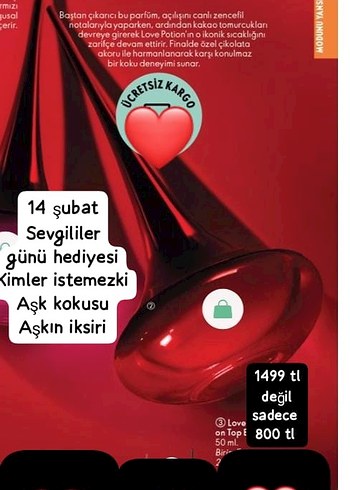 aşk iksiri love potıon parfüm oriflame - Görsel 3