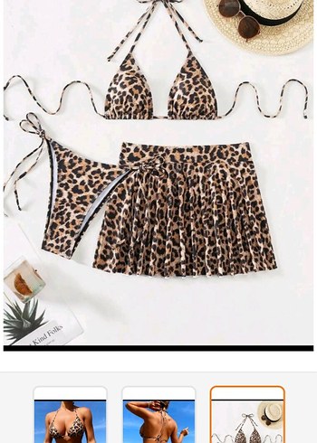 Penti Leopar Desenli Mini Bikini Takımı