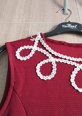 LC Waikiki LC WAİKİKİ | BORDO ELBİSE