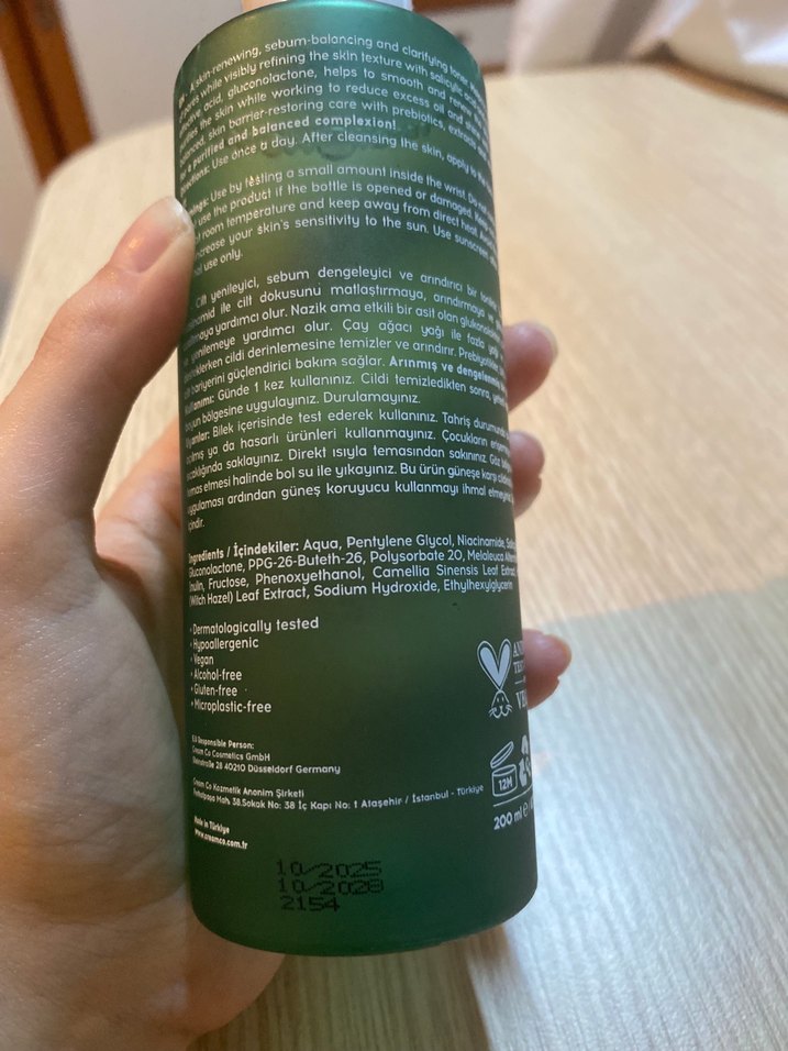 Cream Co. BHA/PHA İçerikli - Görsel 2