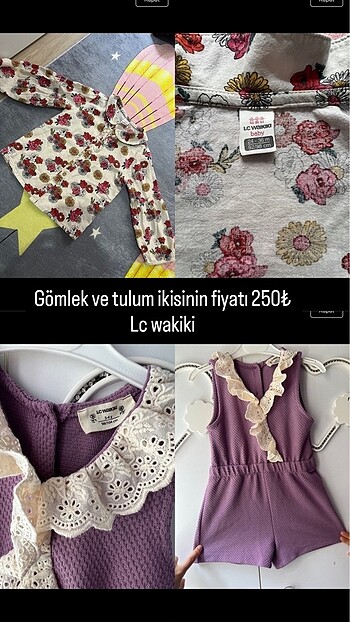 Lc wakiki gömlek ve tulum iki parça sadece 250?