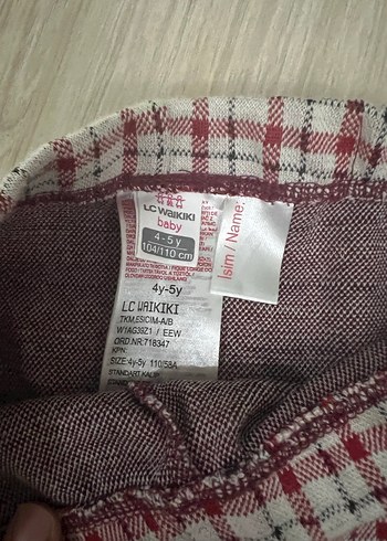 Kız Çocuk Çok Renkli Elastik Tayt - Görsel 4