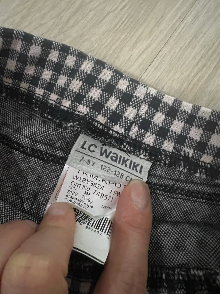 Kız Çocuk Çok Renkli Elastik Tayt - Görsel 3