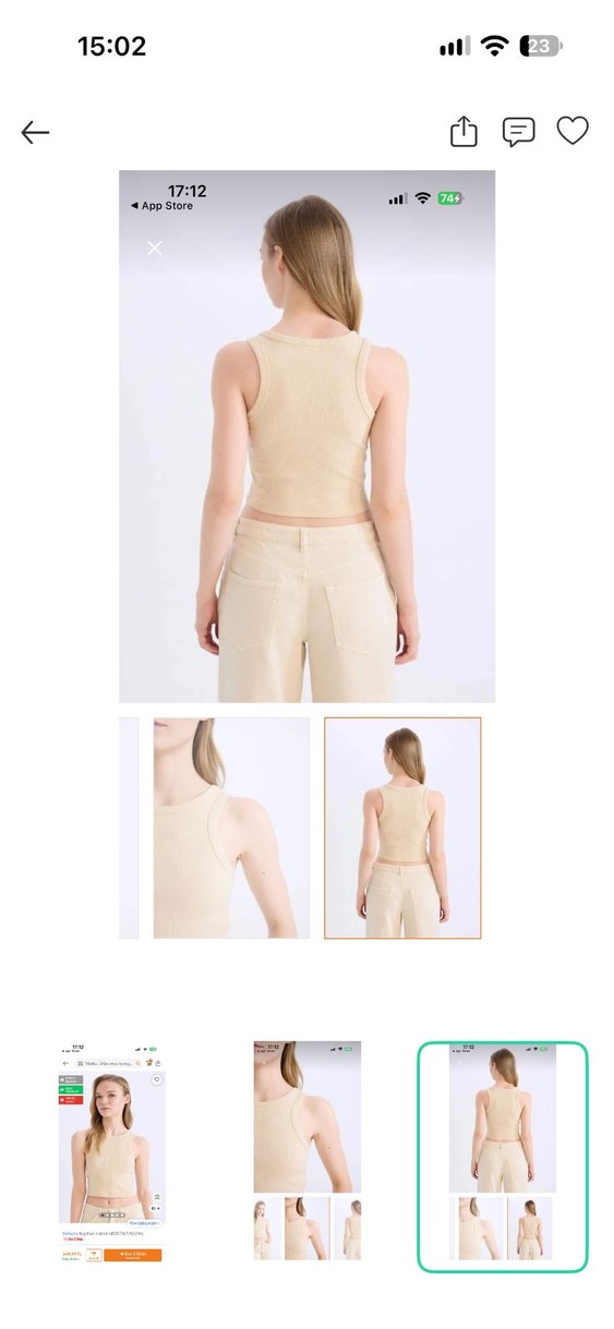 Defacto Crop Atlet — görsel 3/4