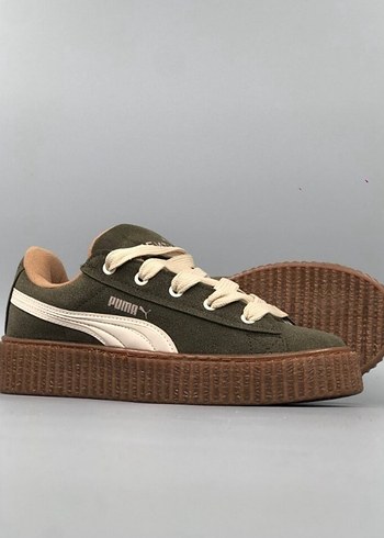 Puma Kahverengi Platform Topuklu Kadın Spor Ayakkabı