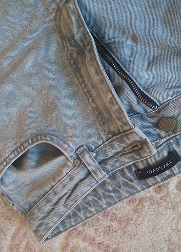 36 Beden gri Renk Trendyol milla jean pantolon