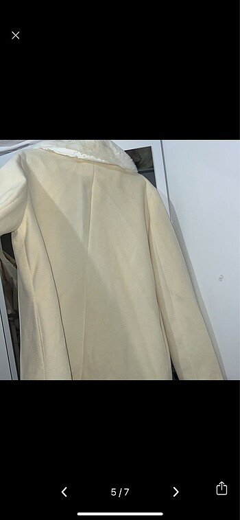 Kürklü Kaşe Kaban - Görsel 5