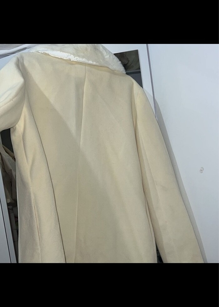 Kürklü Kaşe Kaban - Görsel 5