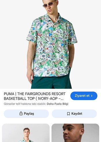 Puma The Fairgrounds Resort Gömlek - Görsel 9