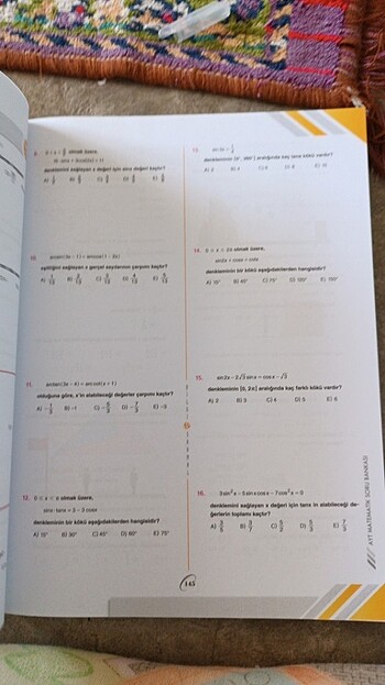  Bilgi sarmal ayt matematik 