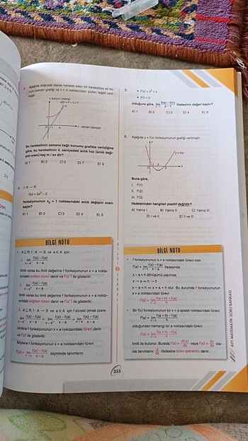  Beden Renk Bilgi sarmal ayt matematik 