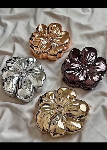 Pinterest rose gold çiçek çanta