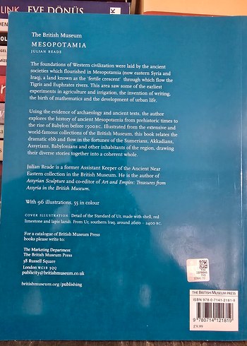Mesopotamia - Julian Reade Kitabı - Görsel 2