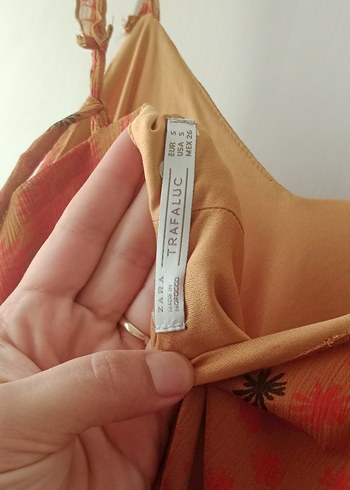 s Beden camel Renk Bej Bohem Uzun Kolsuz Elbise