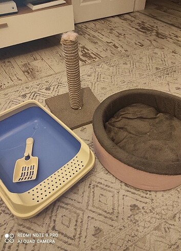 Kedi köpek yatağı tırmalama oyuncağı tuvalet