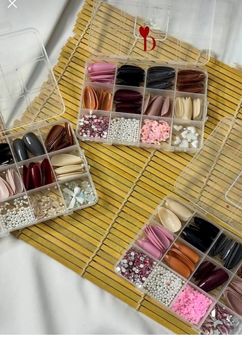 Renkli Koyu Tırnak Süsleme Seti - Görsel 2