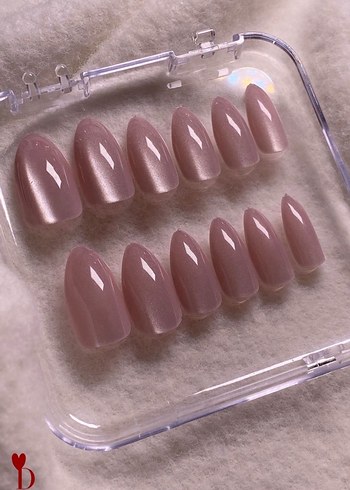 Parlak Pembe Tırnak Süslemeleri - Görsel 2