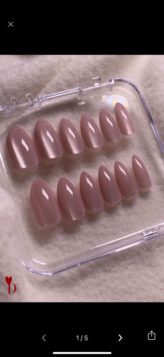 Parlak Pembe Tırnak Süslemeleri - Görsel 2