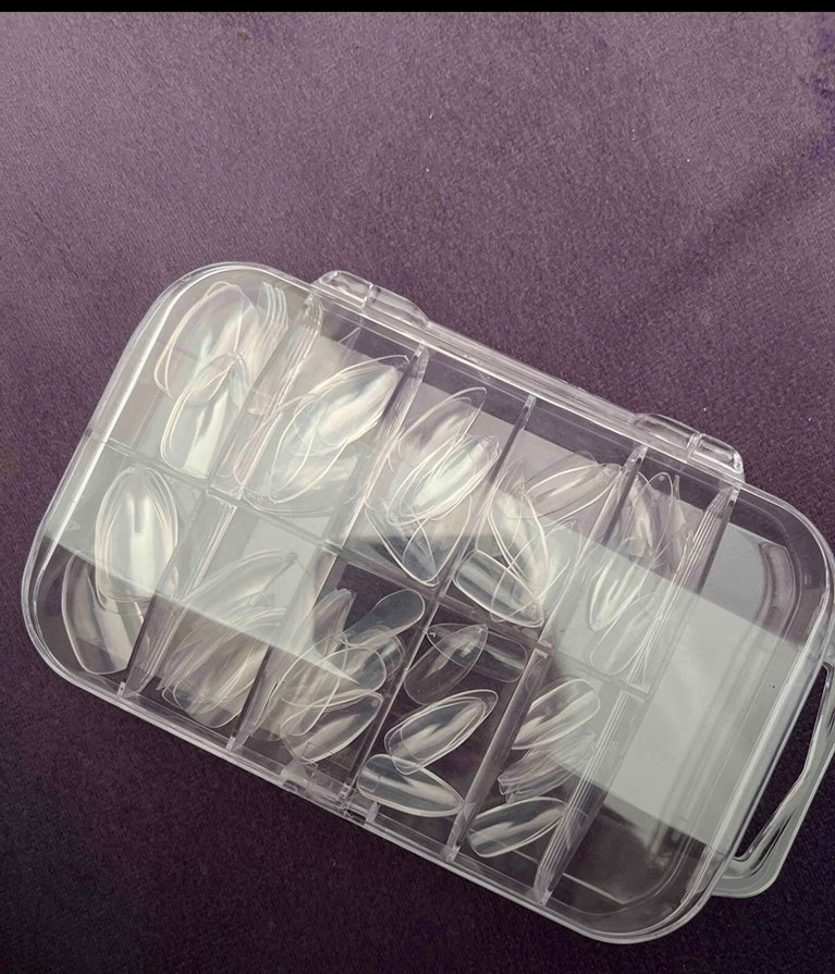 şeffaf badem Takma Tırnak Seti - Görsel 2