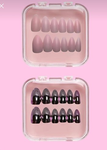 Parlak Pembe Tırnak Süslemeleri - Görsel 2