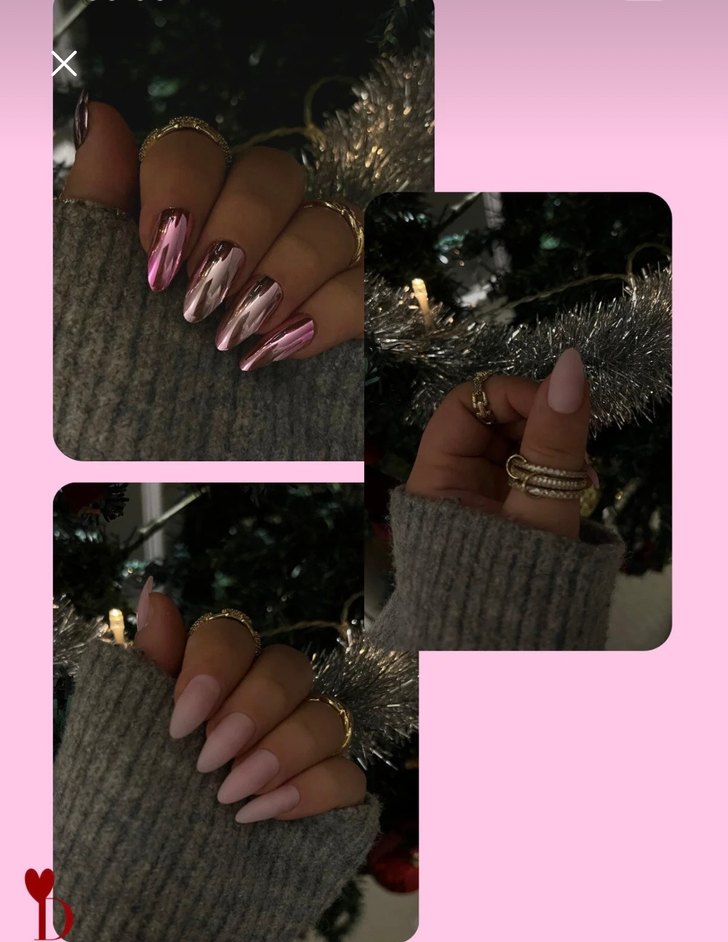 Parlak Pembe Tırnak Süslemeleri - Görsel 3