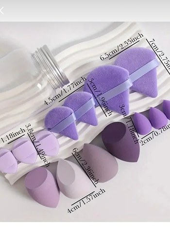 Pastel Pembe Makyaj Süngeri Seti - Görsel 2