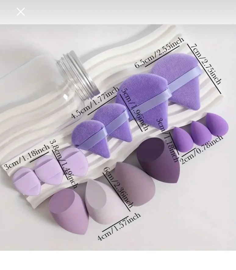 Pastel Pembe Makyaj Süngeri Seti - Görsel 2