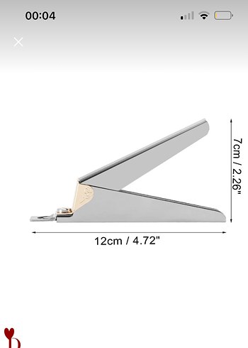 takma tırnak makası Altın ve Gri Takma Tırnak Makası - Görsel 3