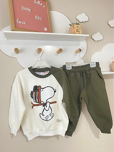 YENİ SEZON ZARA SNOOPY TAKIM