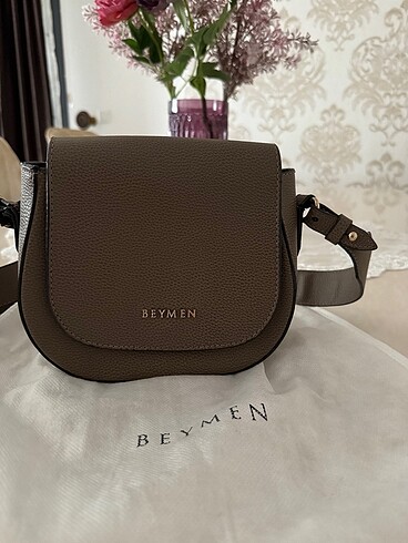 Vizon renk Beymen kol çantası