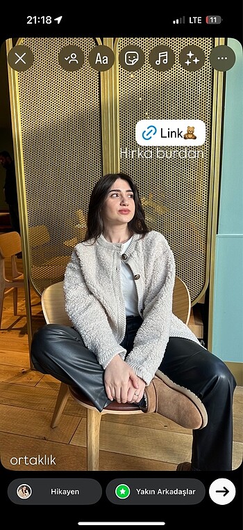 Peluş hırka