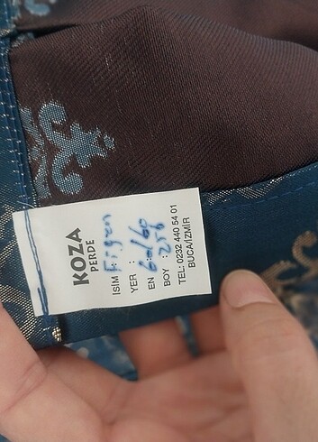 Beden lacivert Renk Fon perde