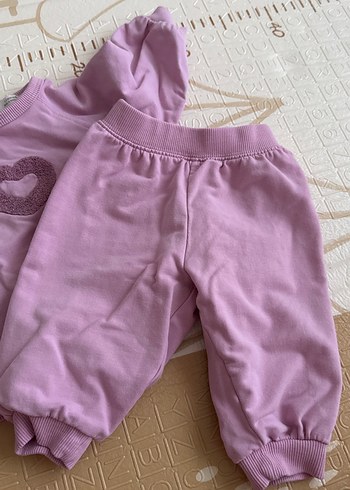 ZARA LİLA Nakışlı Uzun Kollu Bebek Kız Takımı - Görsel 4