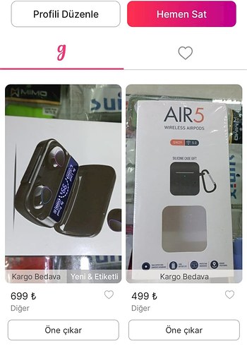 Beyaz Kablosuz Kulaklık ve Şarj Kutusu - Görsel 3