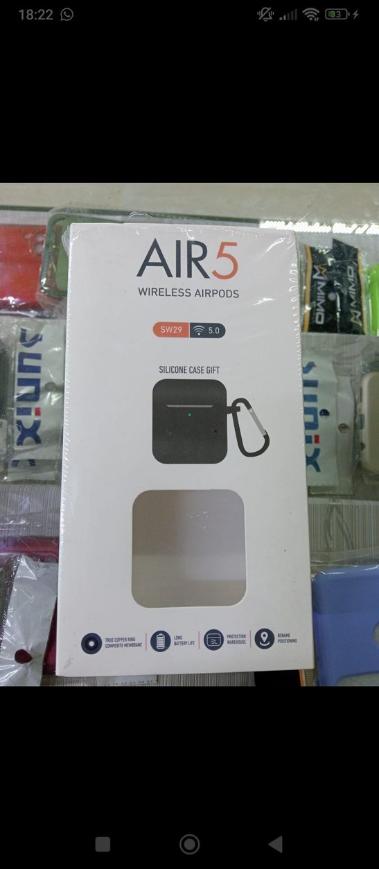 Beyaz Kablosuz Kulaklık ve Şarj Kutusu - Görsel 2