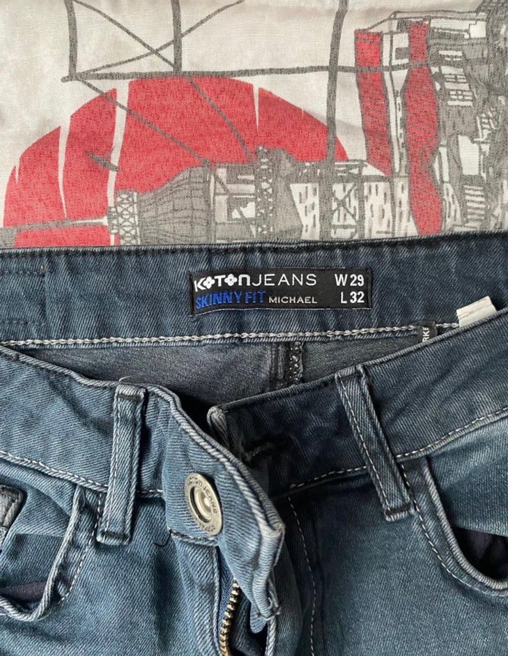Erkek Lacivert Regular Fit Denim Jean - Görsel 3