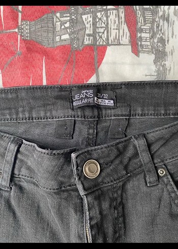 Siyah Erkek Denim Pantolon - Görsel 3