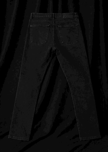 Siyah Erkek Denim Pantolon - Görsel 2